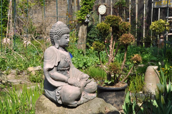 Der asiatische Garten als Ruhepool am Haus