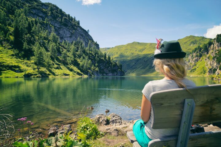 Urlaubszeit an einem idyllischen Ort 